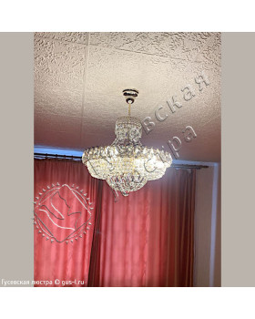 Люстра Кольцо Купол с подвесом-foto3