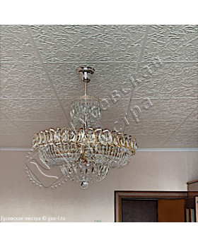 Люстра Кольцо Купол с подвесом-foto5